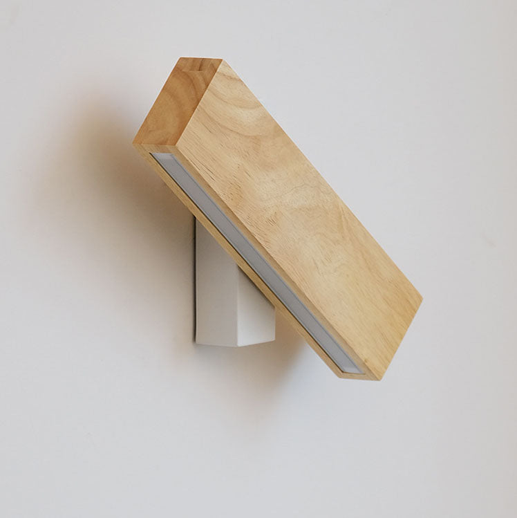 Rotatable Wooden LED Wall Light