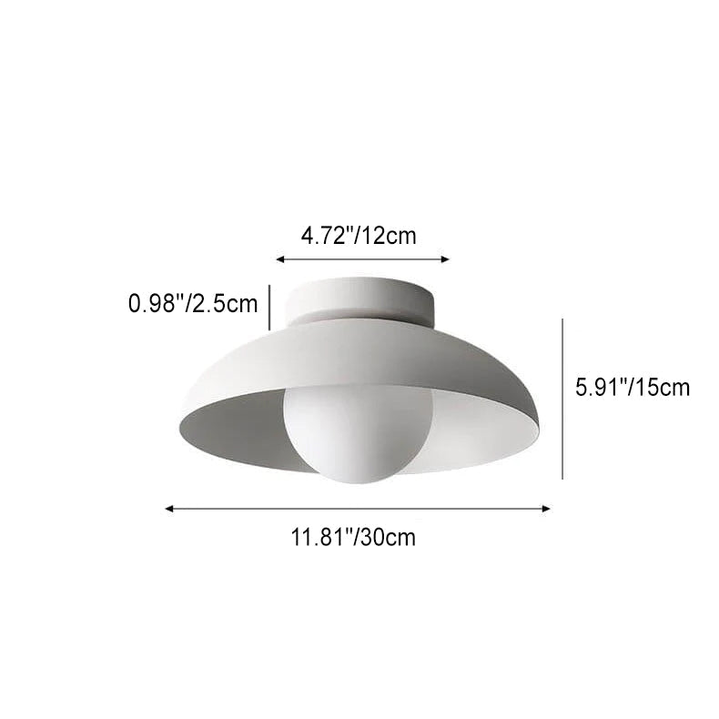Modern Minimalist Dome Ceiling Light