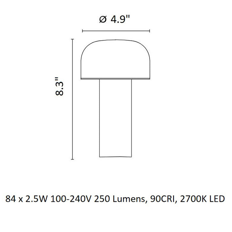 Domo Rechargeable Table Lamp