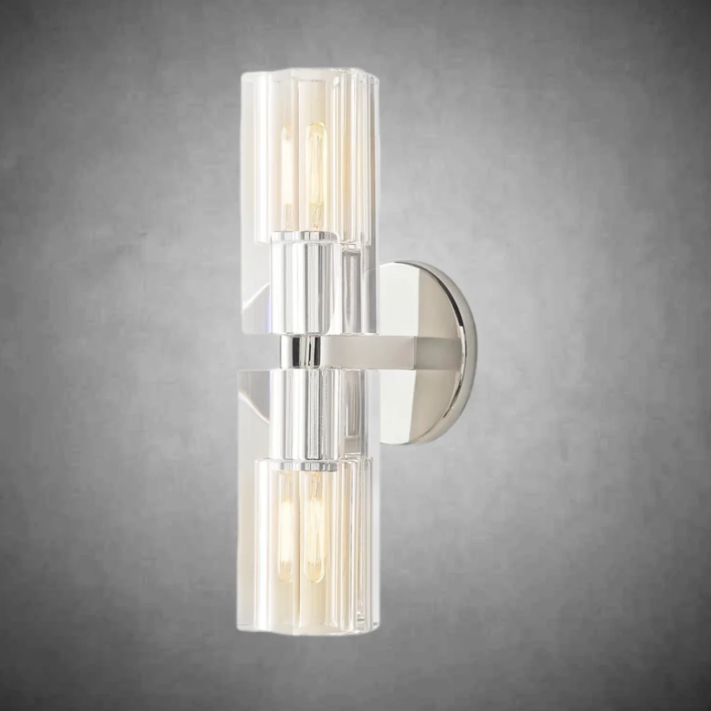 Linear Crystal Wall Sconce
