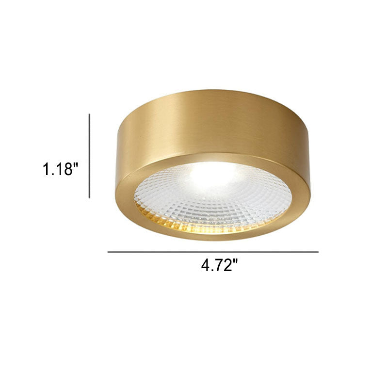 Modern Gold Round LED Ceiling Light