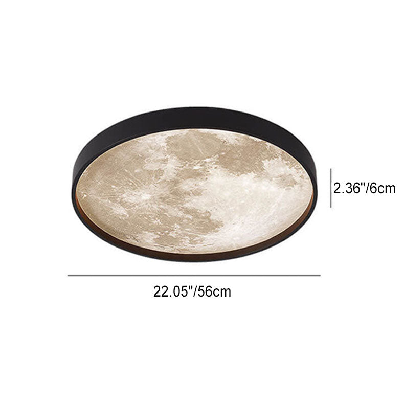 Modern Moon Glow LED Ceiling Light