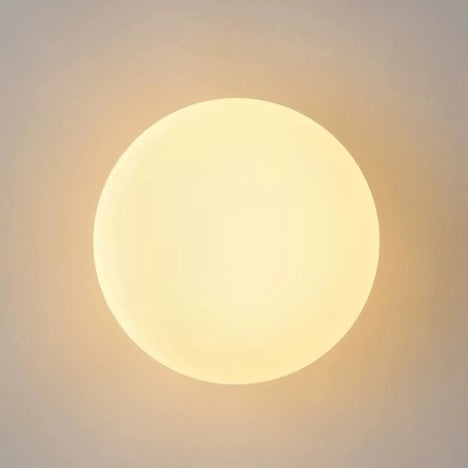Minimal Glass Globe Wall Light