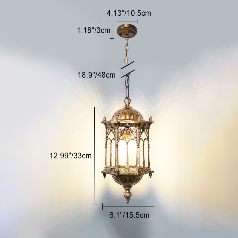 Vintage Outdoor Hanging Lantern Pendant Light