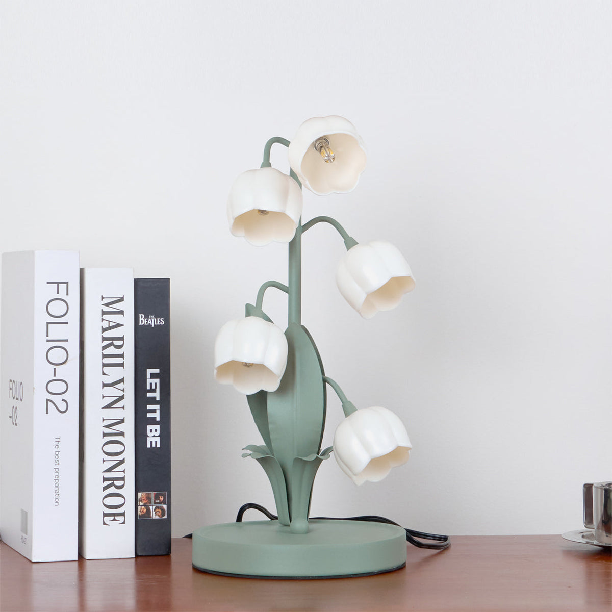 Orchid Glow Bell Table Lamp