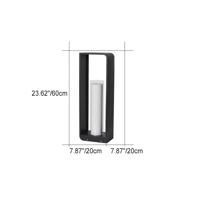 Modern Outdoor LED Frame Lantern Light