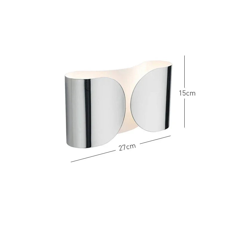 Lunara Modern Chrome LED Wall Light