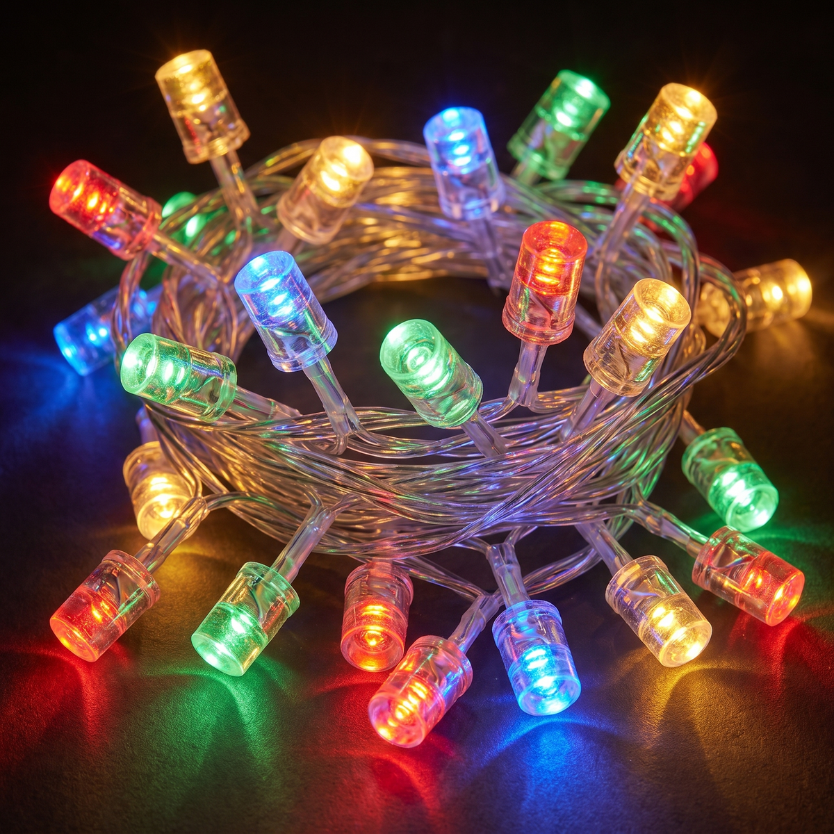 Battery LED Fairy Lights – 20 LED, 1.9m – close-up detail