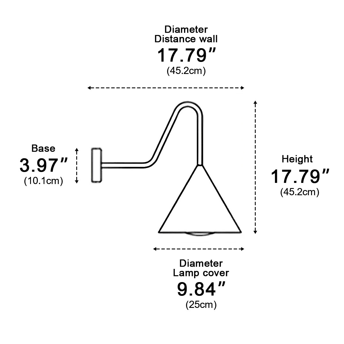 Waterproof Modern Minimalist Bell LED Outdoor C