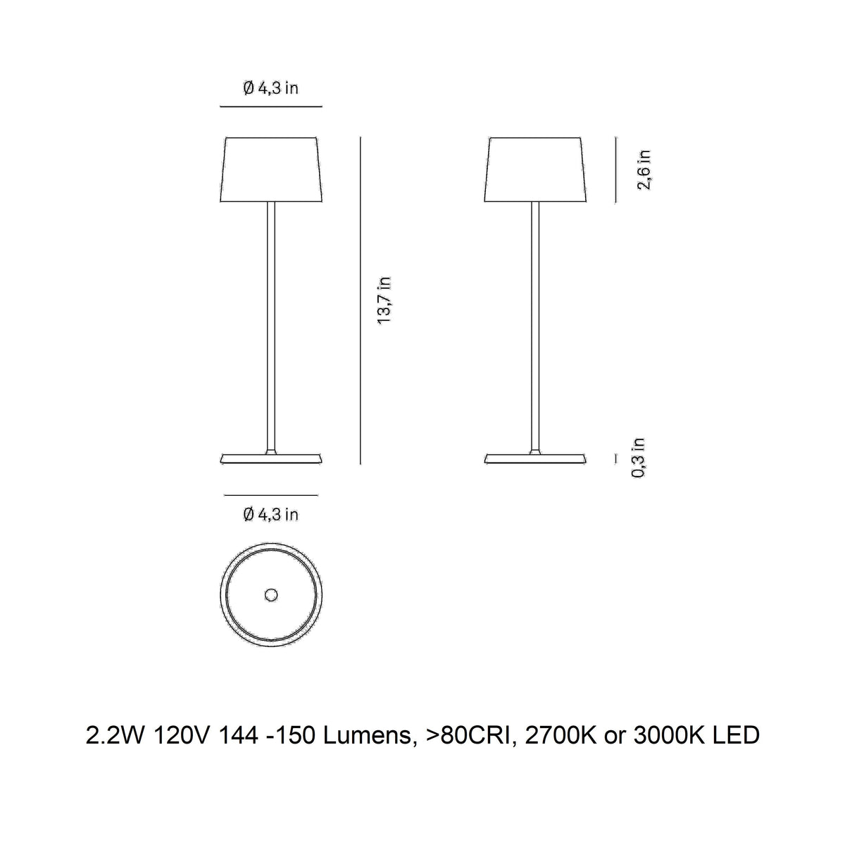 Liora Portable Table Lamp