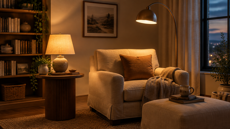 Table and floor lamps