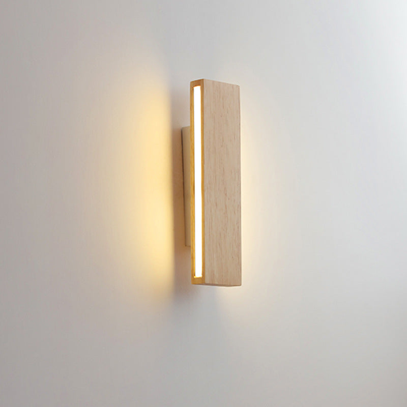 Rotatable Wooden LED Wall Light