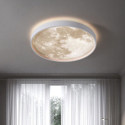 Modern Moon Glow LED Ceiling Light