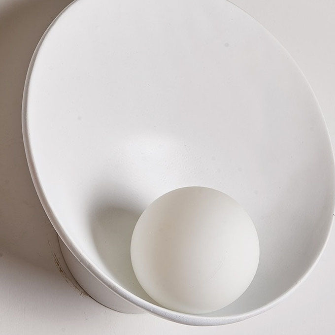 Modern Round Resin Wall Light