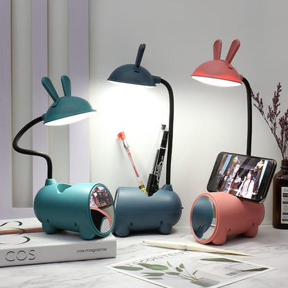 Rabbit Ear USB LED Desk Lamp Organizer