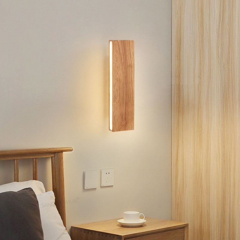 Rotatable Wooden LED Wall Light