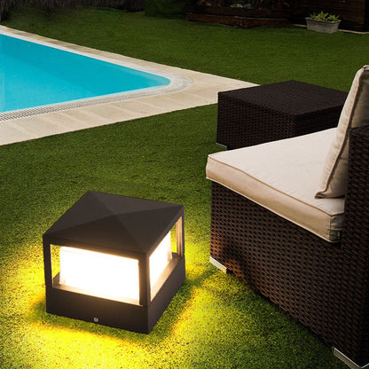 Modern Waterproof LED Outdoor Pillar Light