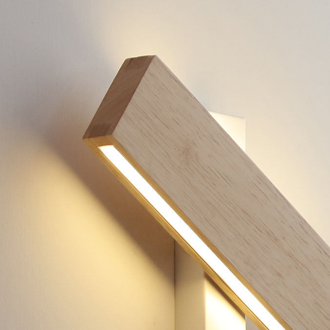Rotatable Wooden LED Wall Light