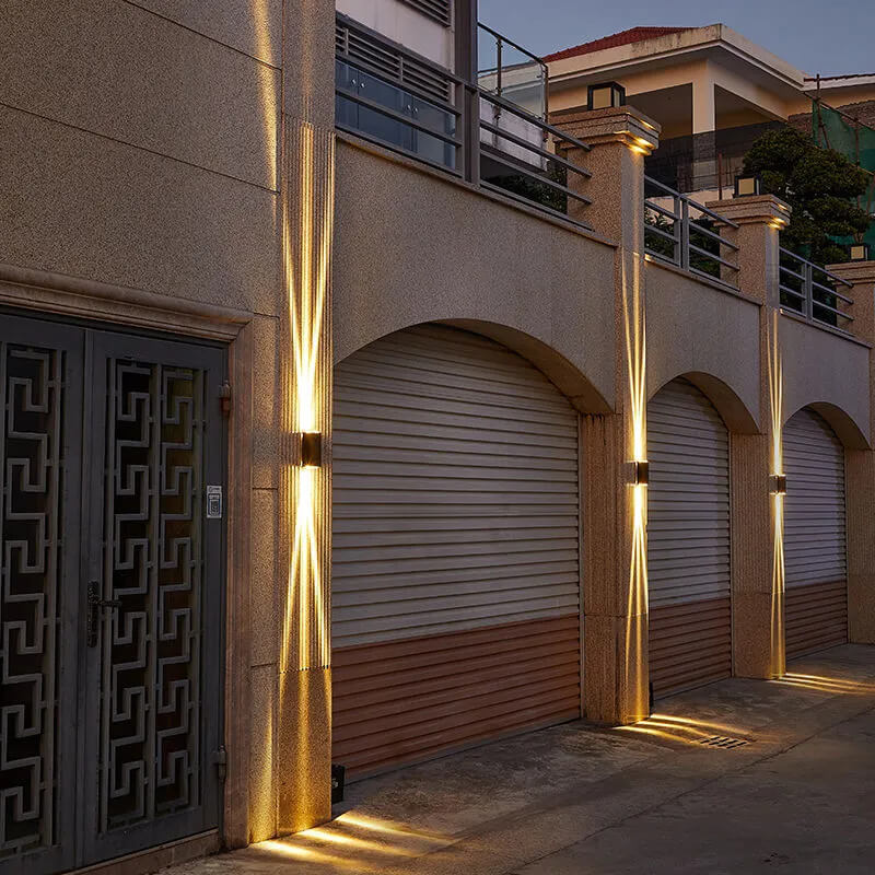 Modern Outdoor LED Up Down Wall Light