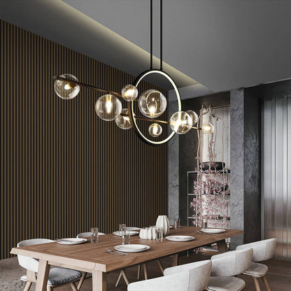 Modern Orb Ring LED Pendant Chandelier