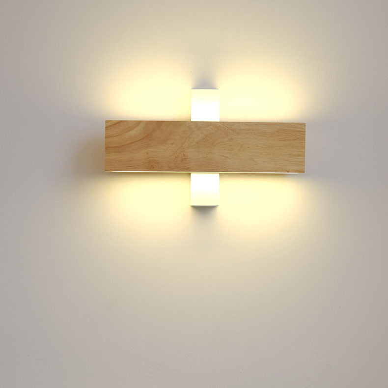Rotatable Wooden LED Wall Light