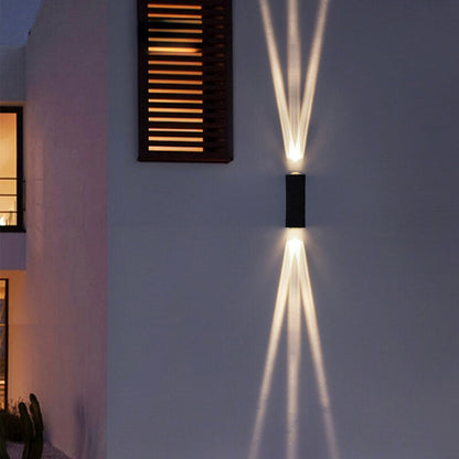 Modern Dual Beam LED Outdoor Wall Light