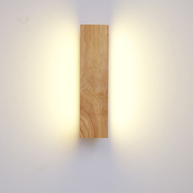Rotatable Wooden LED Wall Light