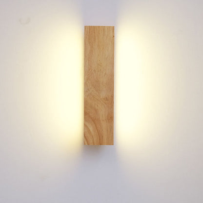 Rotatable Wooden LED Wall Light