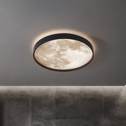 Modern Moon Glow LED Ceiling Light