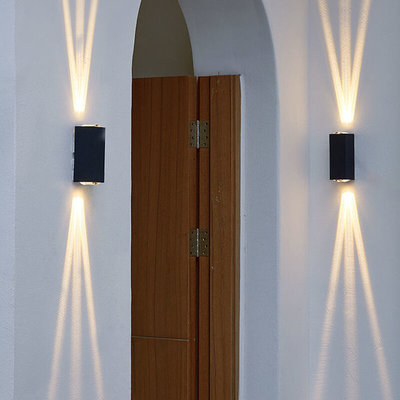 Modern Outdoor LED Up Down Wall Light