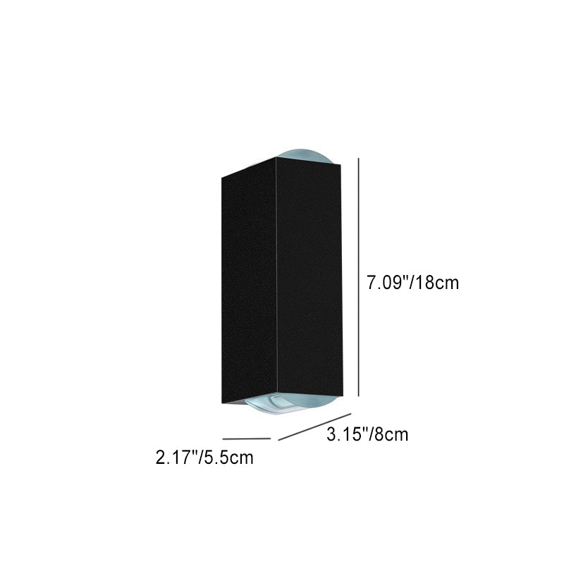 Modern Dual Beam LED Outdoor Wall Light