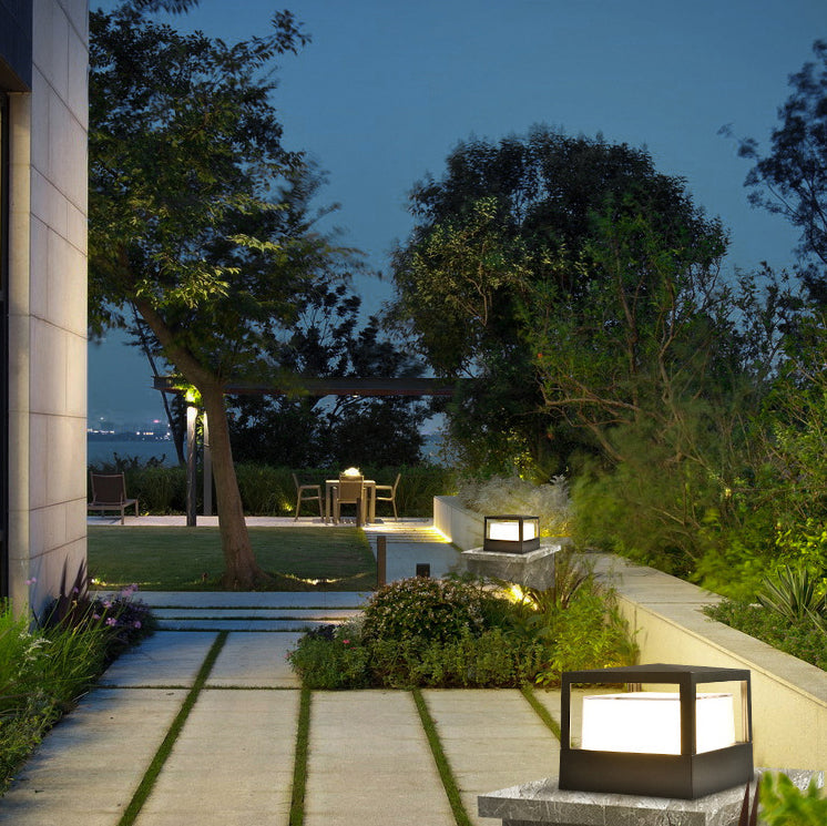 Modern Waterproof LED Outdoor Pillar Light