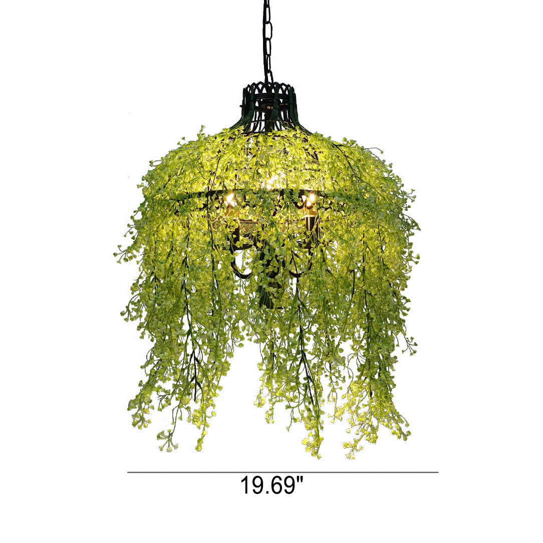 Artificial Hanging Vine Chandelier Pendant Light