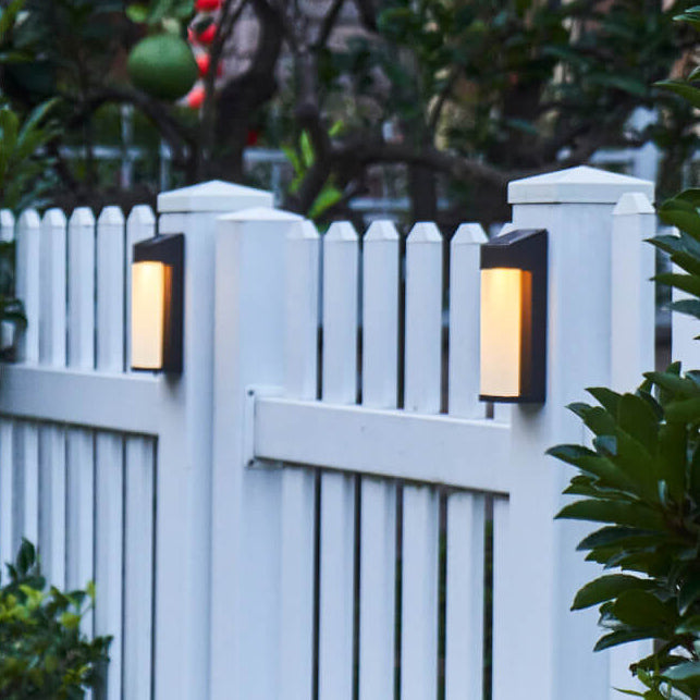 Solar Frosted Glass Outdoor Wall Light