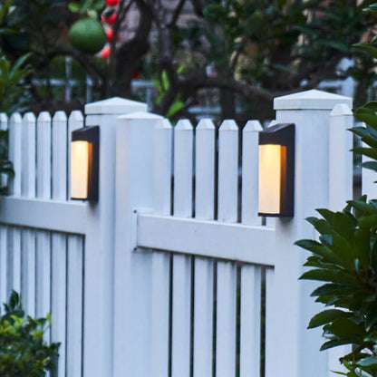 Solar Frosted Glass Outdoor Wall Light