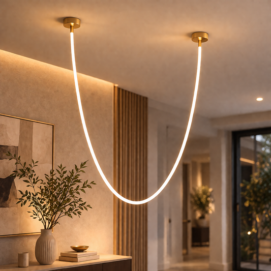 Flexible LED Pendant Ceiling Light