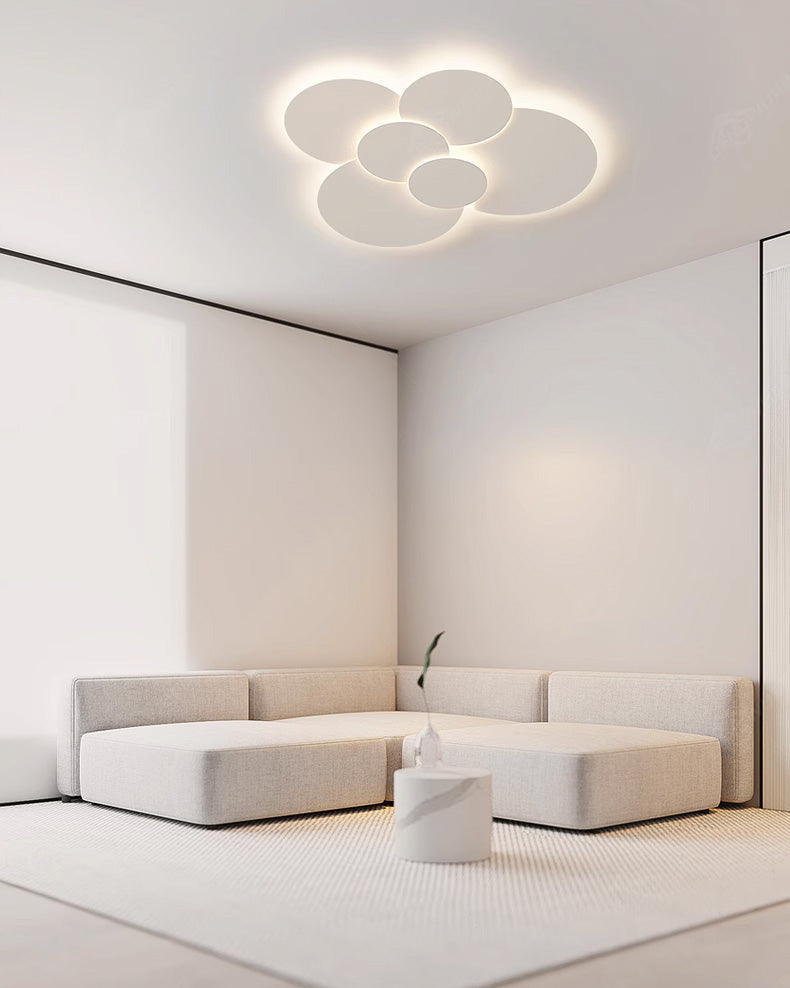 Modern Minimalist LED Disc Flush Mount Ceiling Light