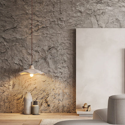 Modern Wavy Ceramic Triple Pendant Light