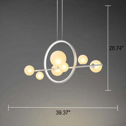 Modern Orb Ring LED Pendant Chandelier