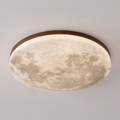 Nordic Minimalist Moon LED Flush Mount Ceiling Light