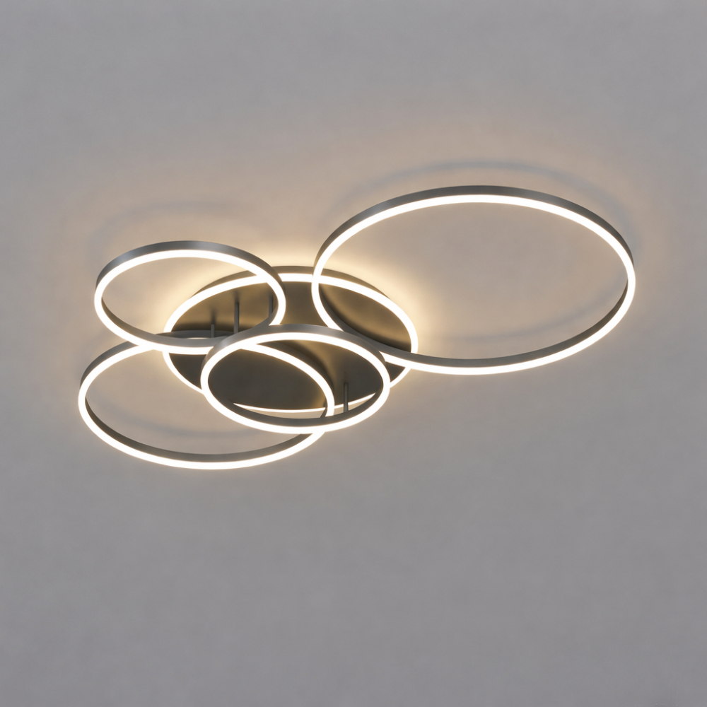 Modern Ring LED Flush Mount Ceiling Light