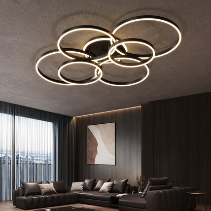 Modern Ring LED Flush Mount Ceiling Light