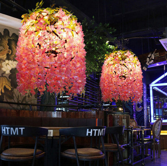 Floral Hanging Vine Chandelier Pendant Light