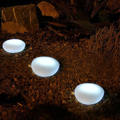 Solar LED Pebble Landscape Light
