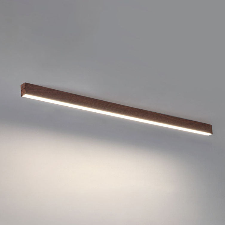 Modern Wood Linear LED Ceiling Light