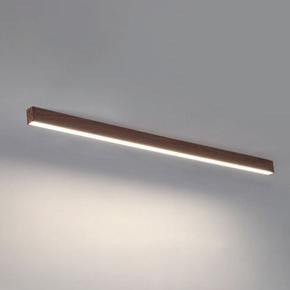 Modern Wood Linear LED Ceiling Light