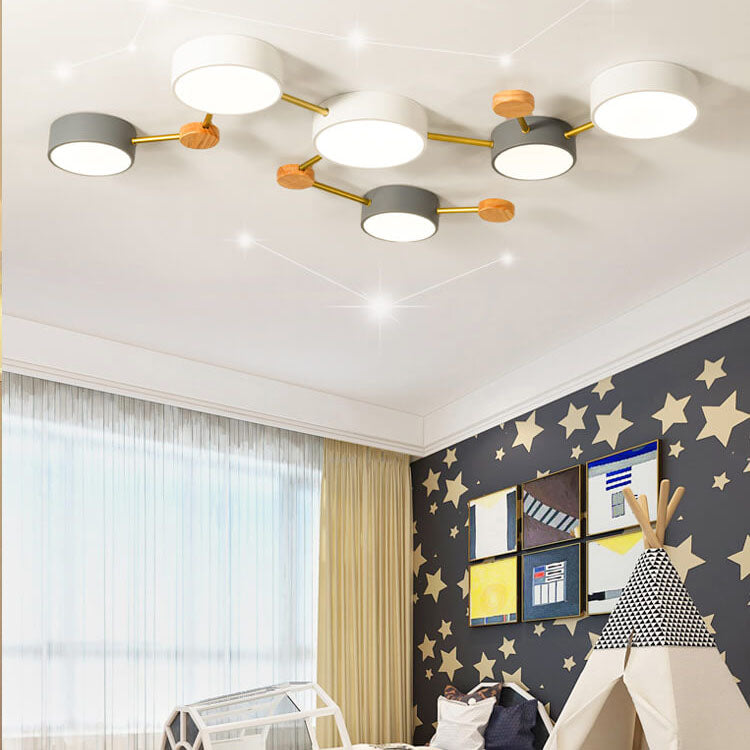 Modern Nordic Multi-Head LED Ceiling Light