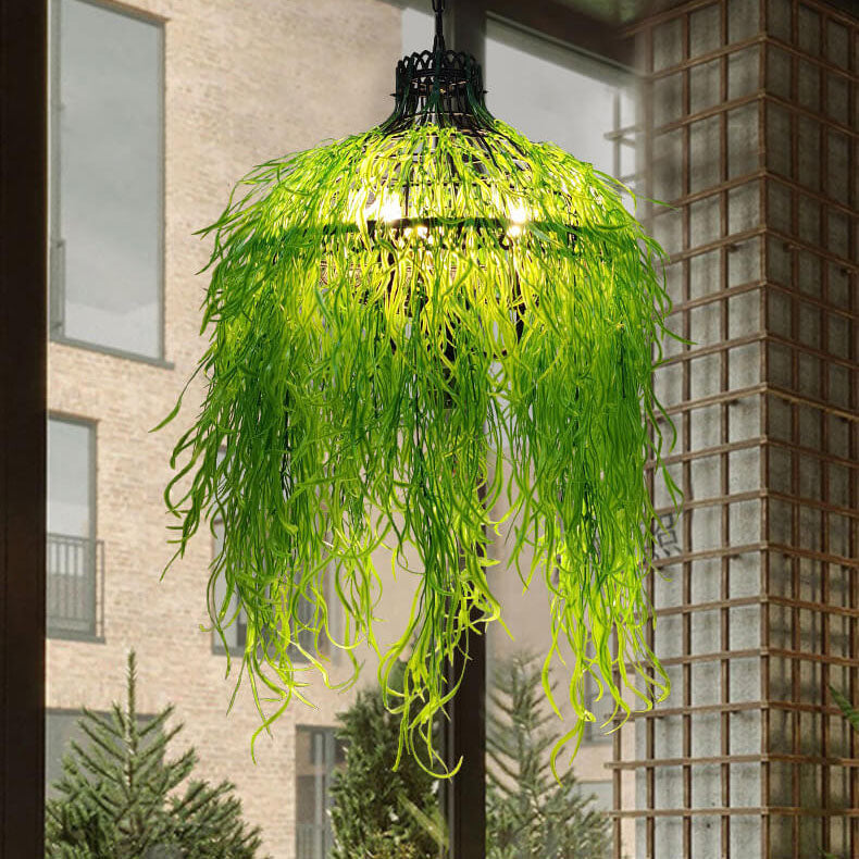 Artificial Hanging Vine Chandelier Pendant Light