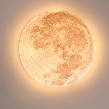 Nordic Minimalist Moon LED Flush Mount Ceiling Light