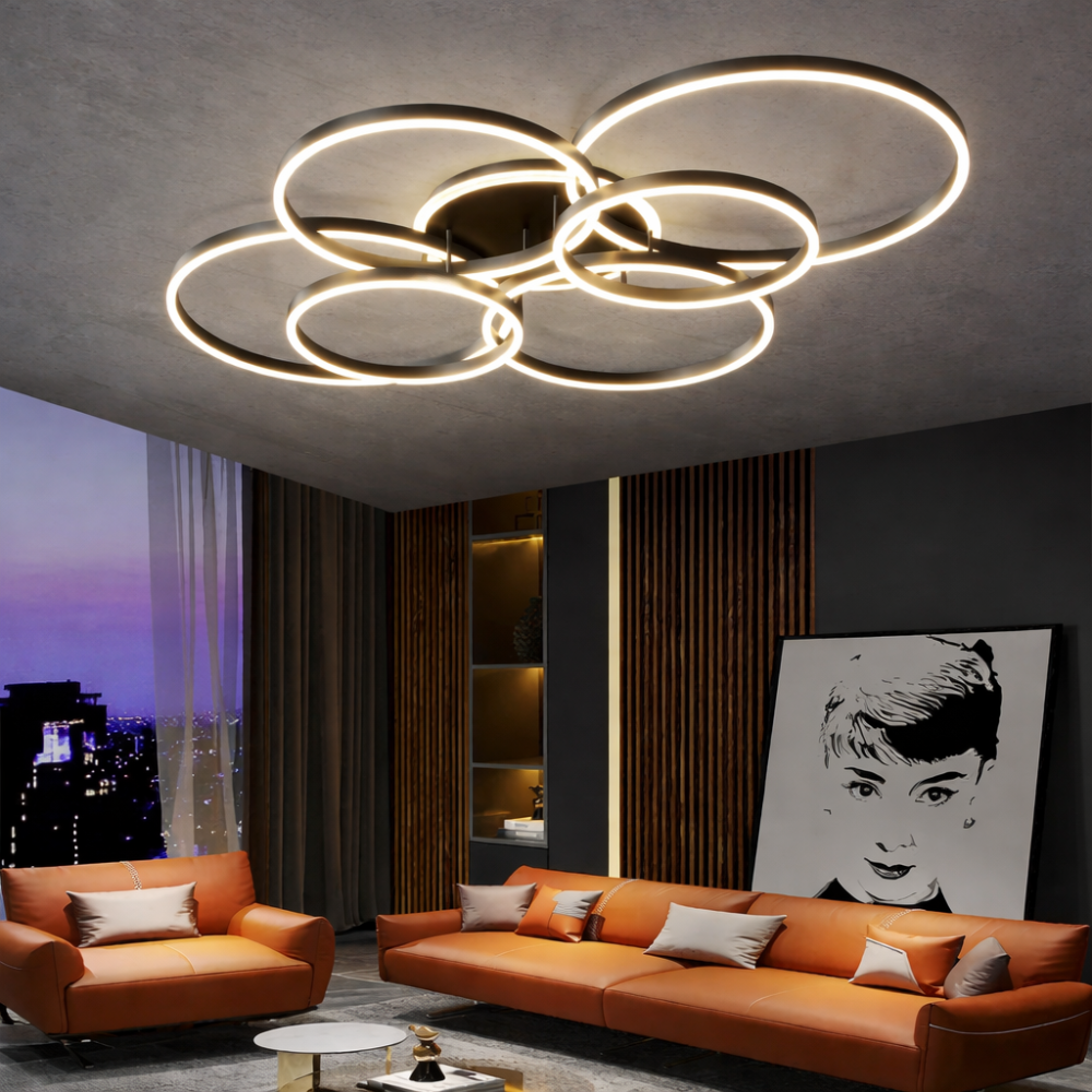 Modern Ring LED Flush Mount Ceiling Light